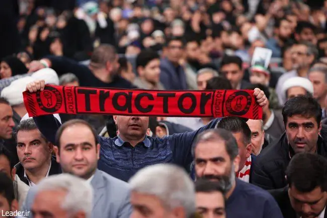 دیدار لیدر‌های باشگاه تراکتور با رهبر انقلاب