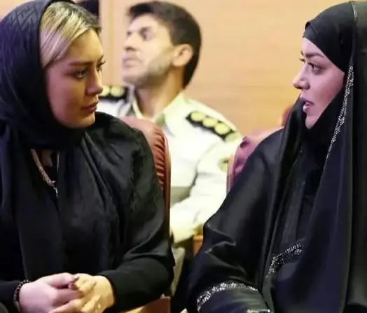 دیدار الهام چرخنده و سحر قریشی در یک مراسم خاص