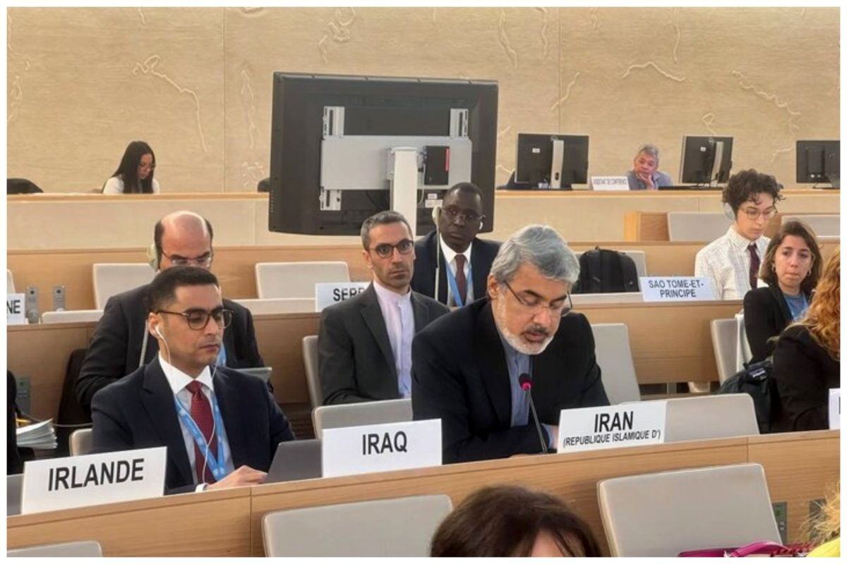 نطق اعتراضی نماینده ایران در نشست شورای حقوق بشر