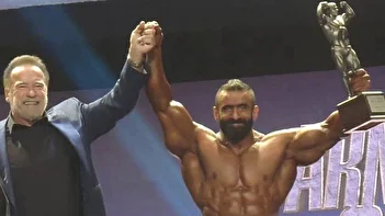 فیلم/ تمرینات هادی چوپان برای مسابقات ۷۵۰ هزار دلاری