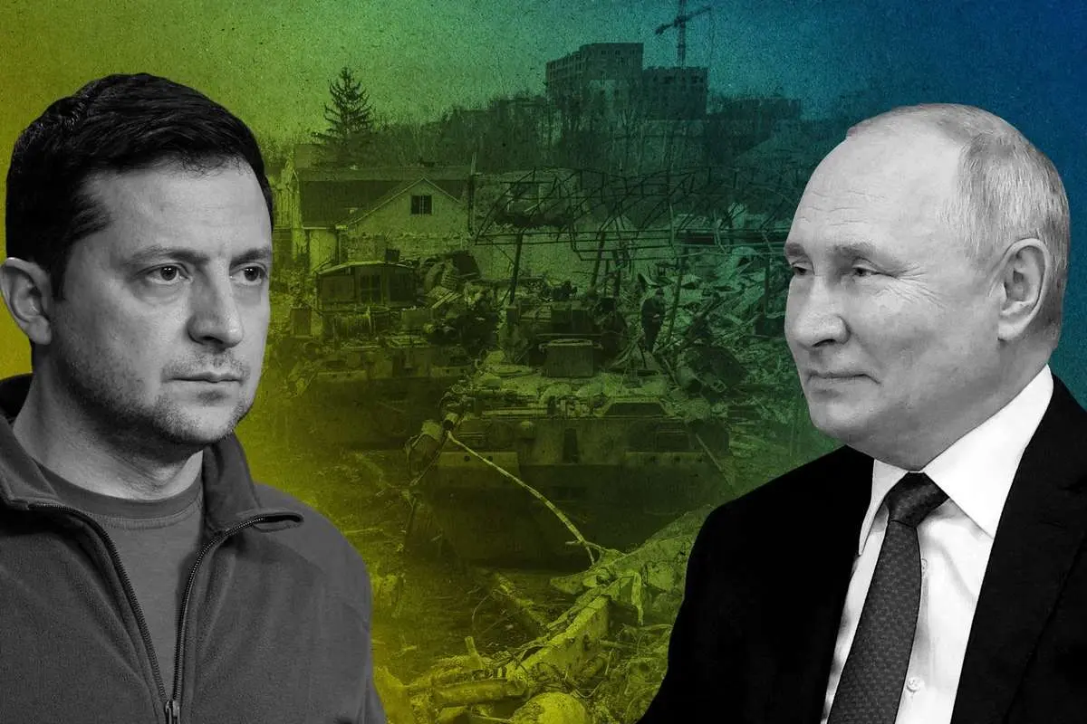 پوتین و زلنسکی