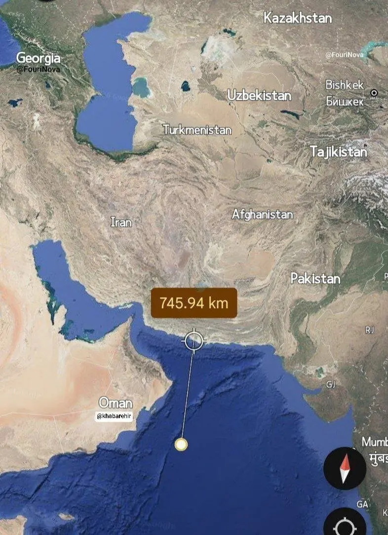 مقام‌ها فاصله ناو «آبراهام لینکلن» با ایران را اعلام کردند