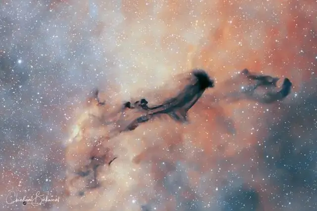 قاب درخشان ناسا از یک روح در کهکشان راه شیری