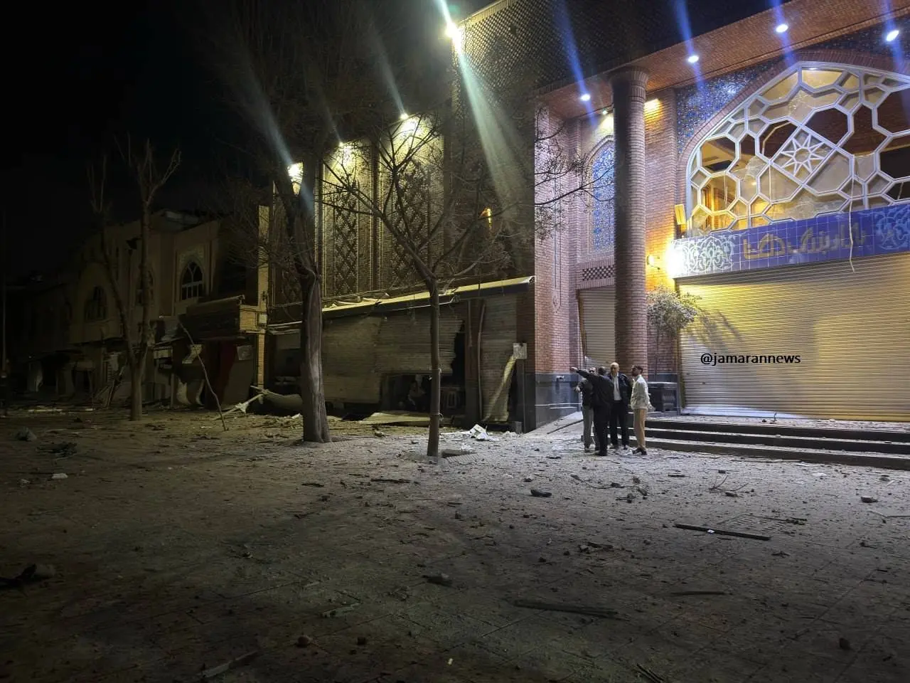 حمله آمریکا و اسرائیل بازار تهران