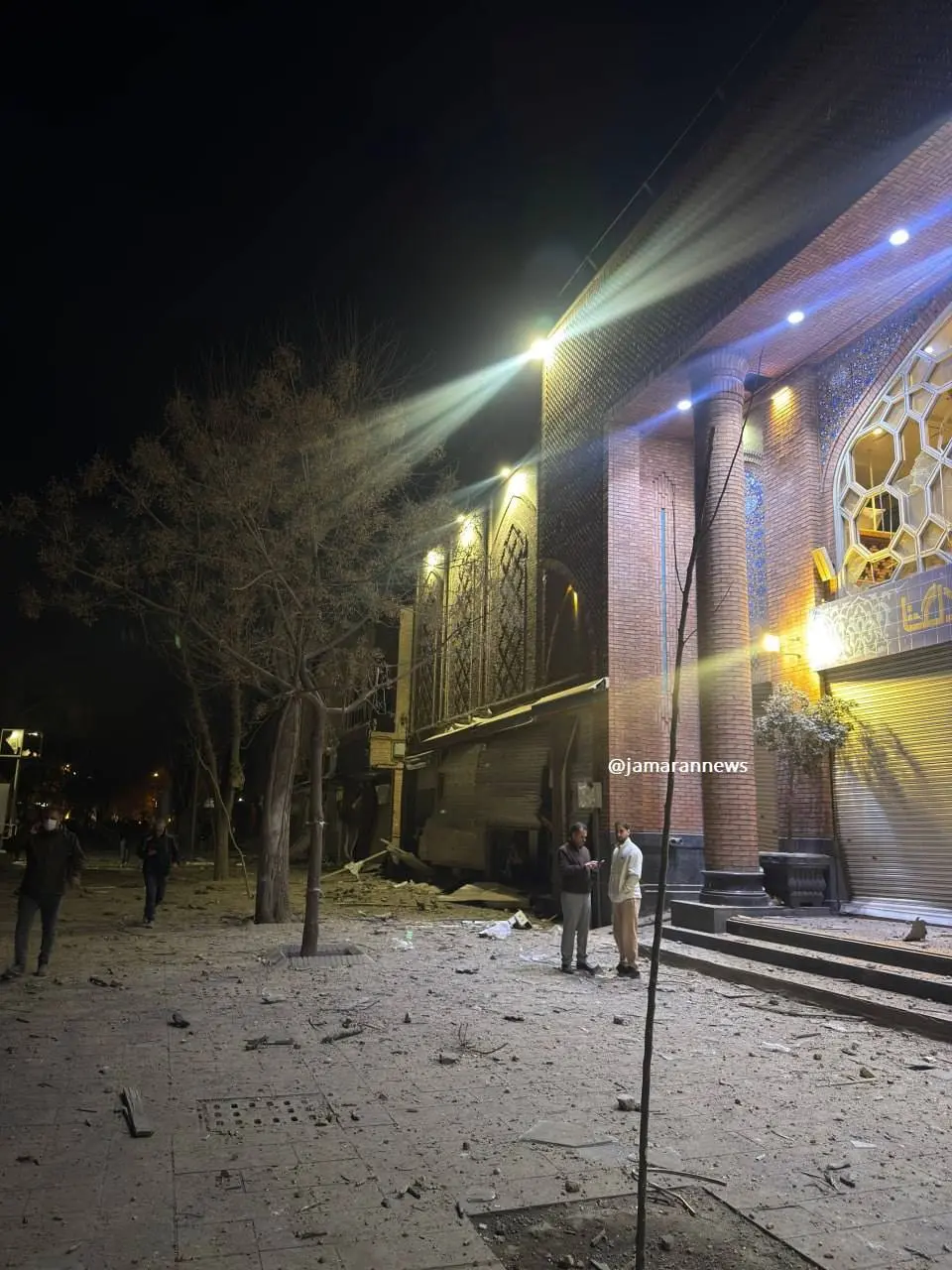 حمله آمریکا و اسرائیل بازار تهران