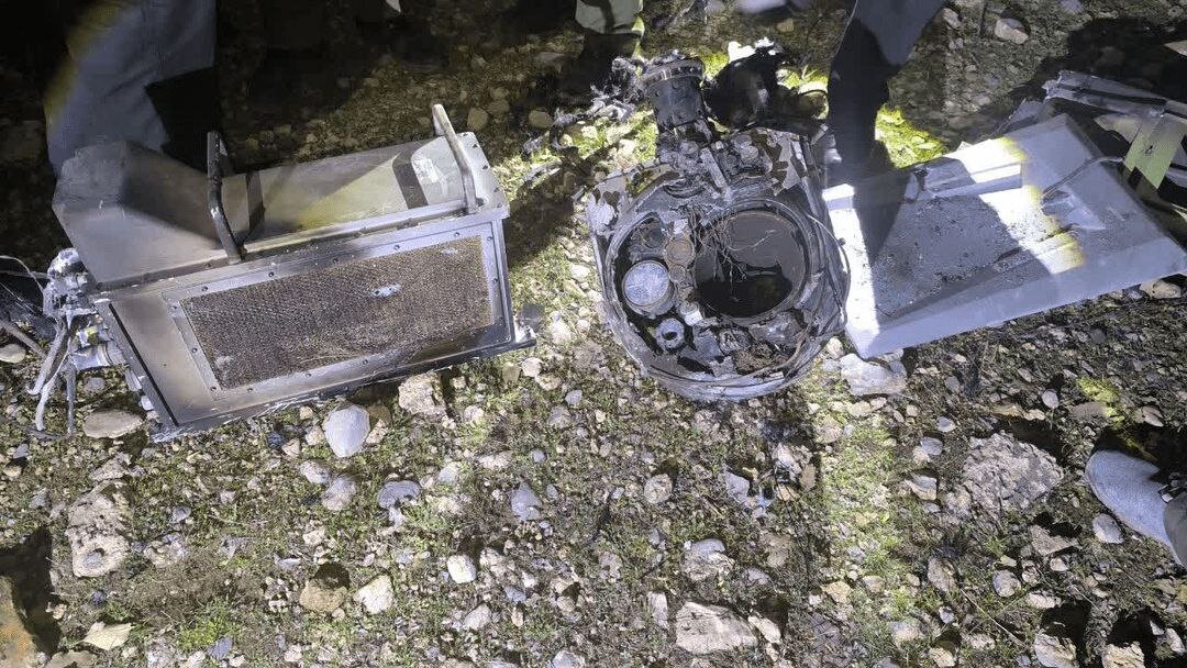 پهپاد سرنگون شده اسرائیل