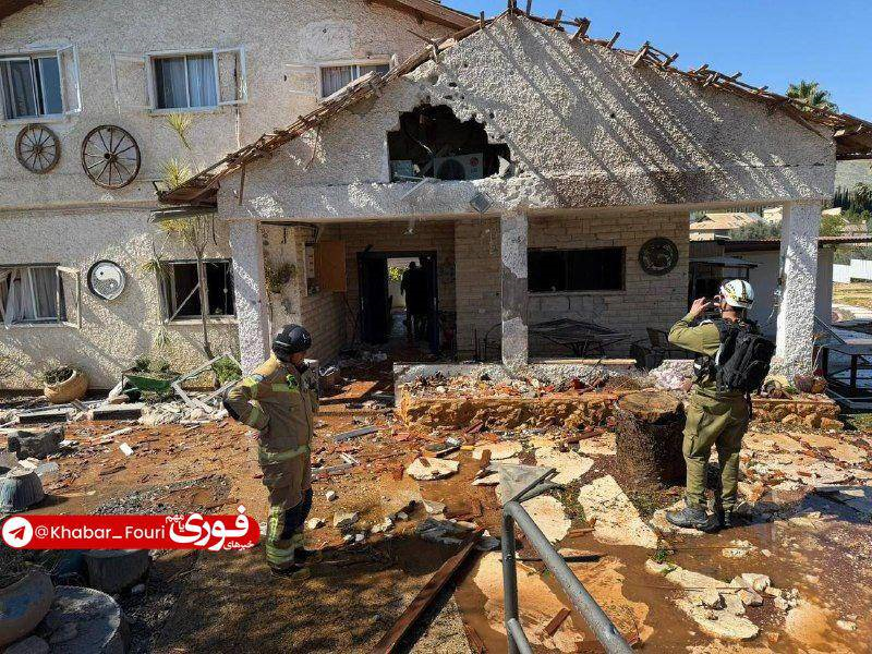 تصویری از الجلیل پس از اصابت راکت حزب الله