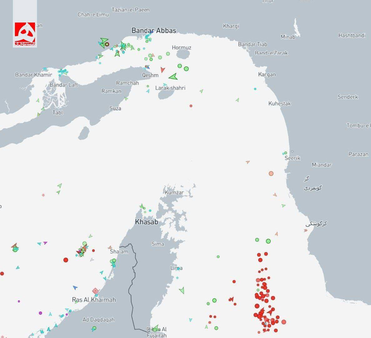 آخرین وضعیت تنگه هرمز را ببینید