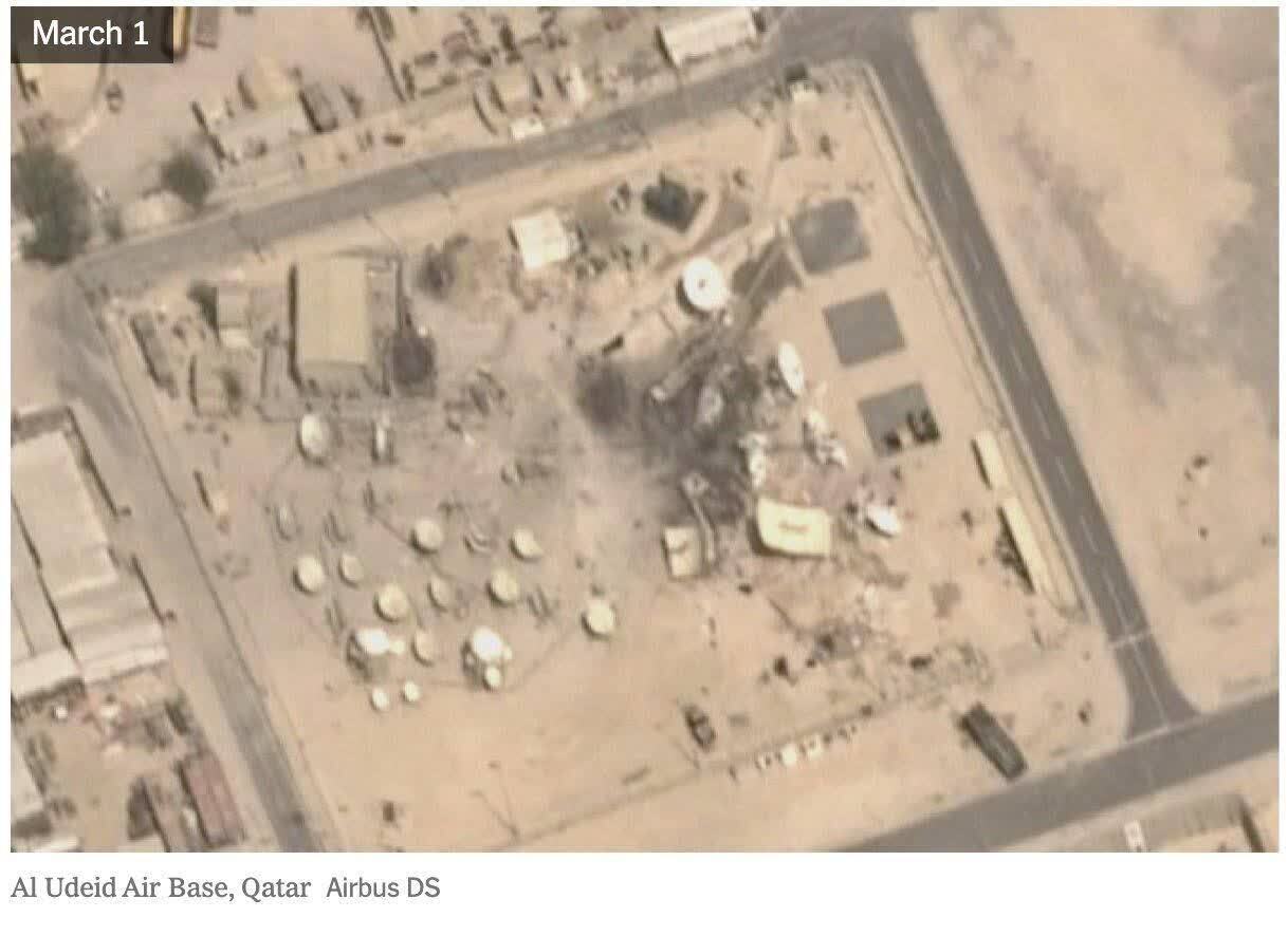 آسیب زیرساخت‌های نظامی آمریکا