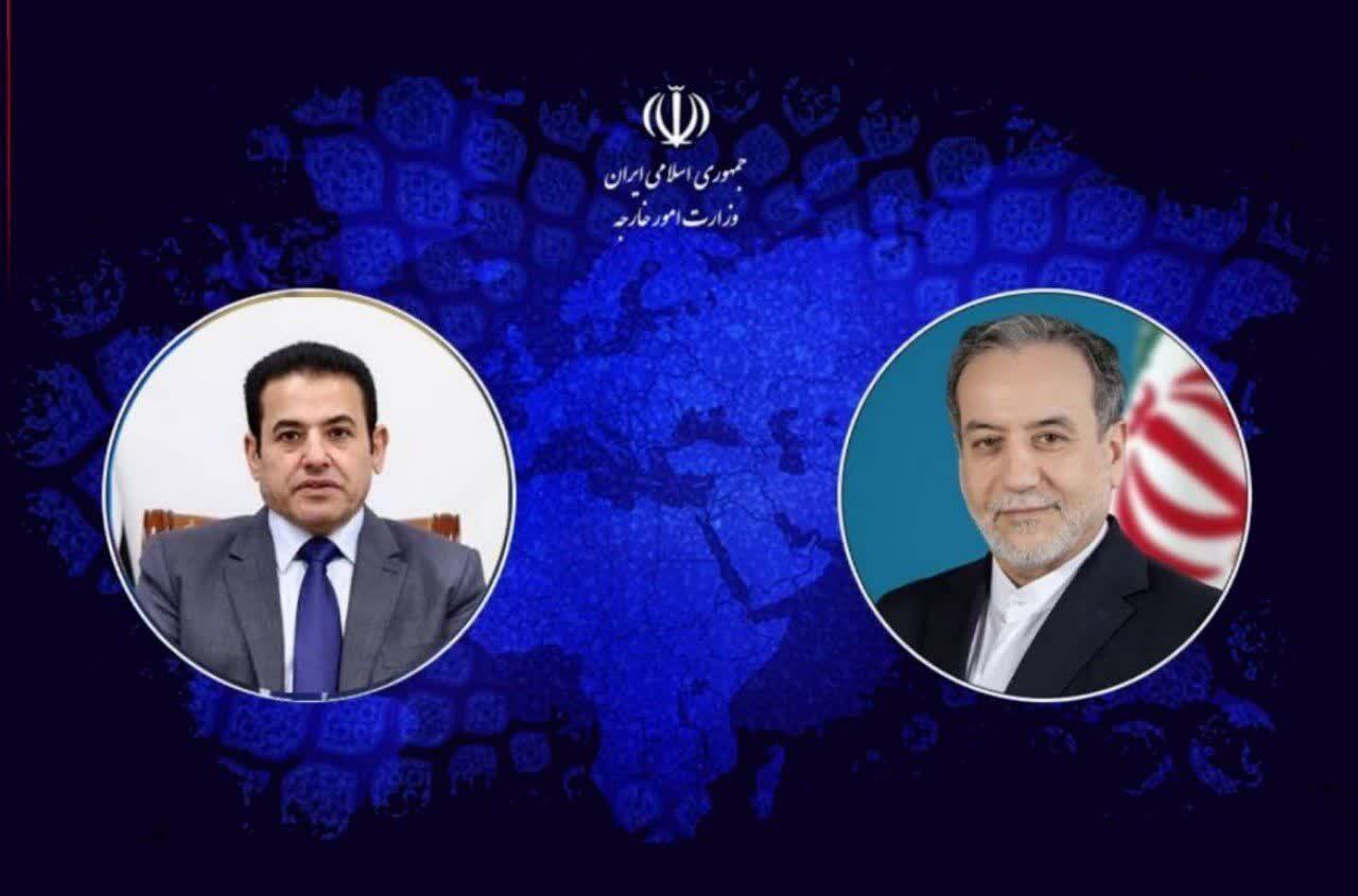 تماس تلفنی عراقچی با مشاور امنیت ملی عراق