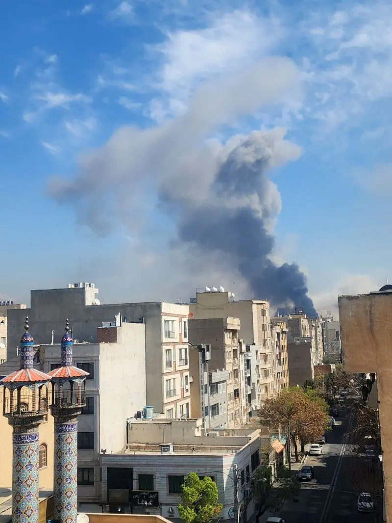 انفجار‌های پیاپی در شرق تهران