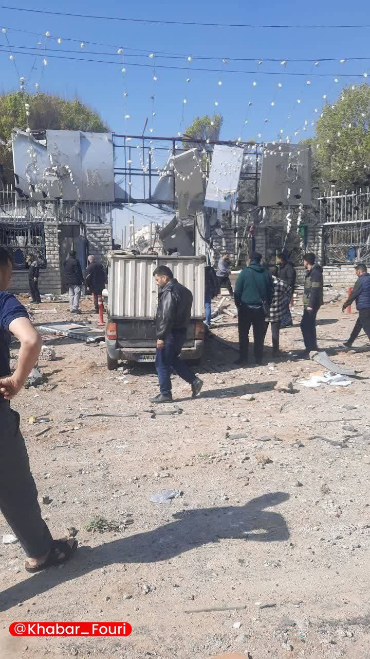 عکس/شهرداری منطقه ۱۸ تهران پس از حمله صبح پنجشنبه ۱۴ اسفند