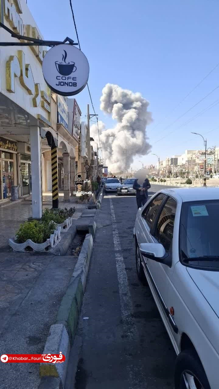 عکس/هم‌اکنون، وقوع انفجار در شهر پرند