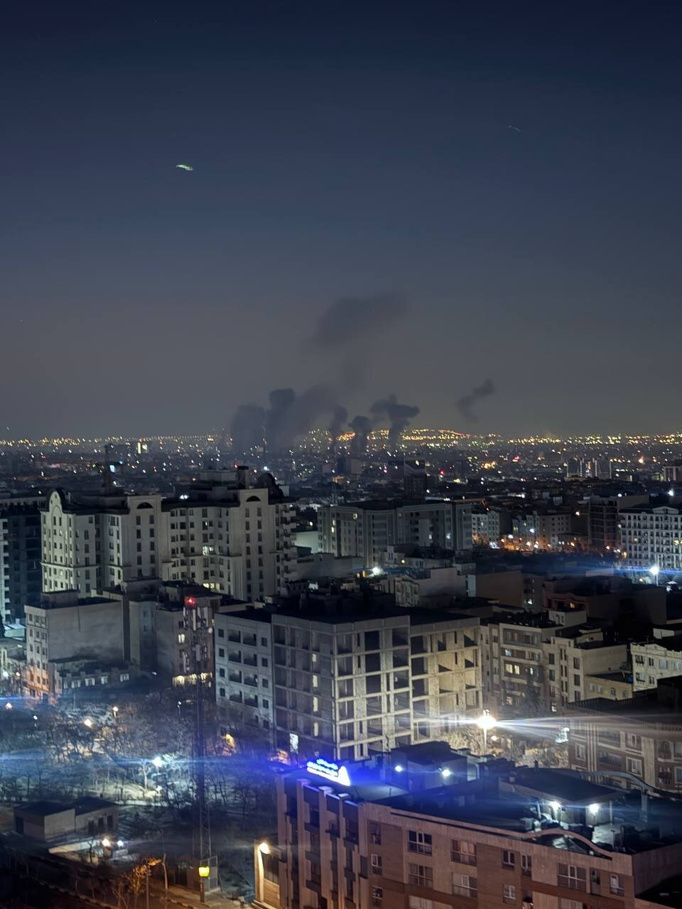 تصاویری از حملات سحرگاه امروز به تهران