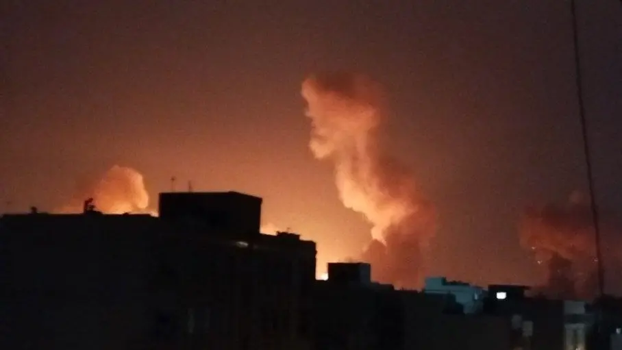 تصاویری از انفجار مهیب دقایق پیشِ تهران