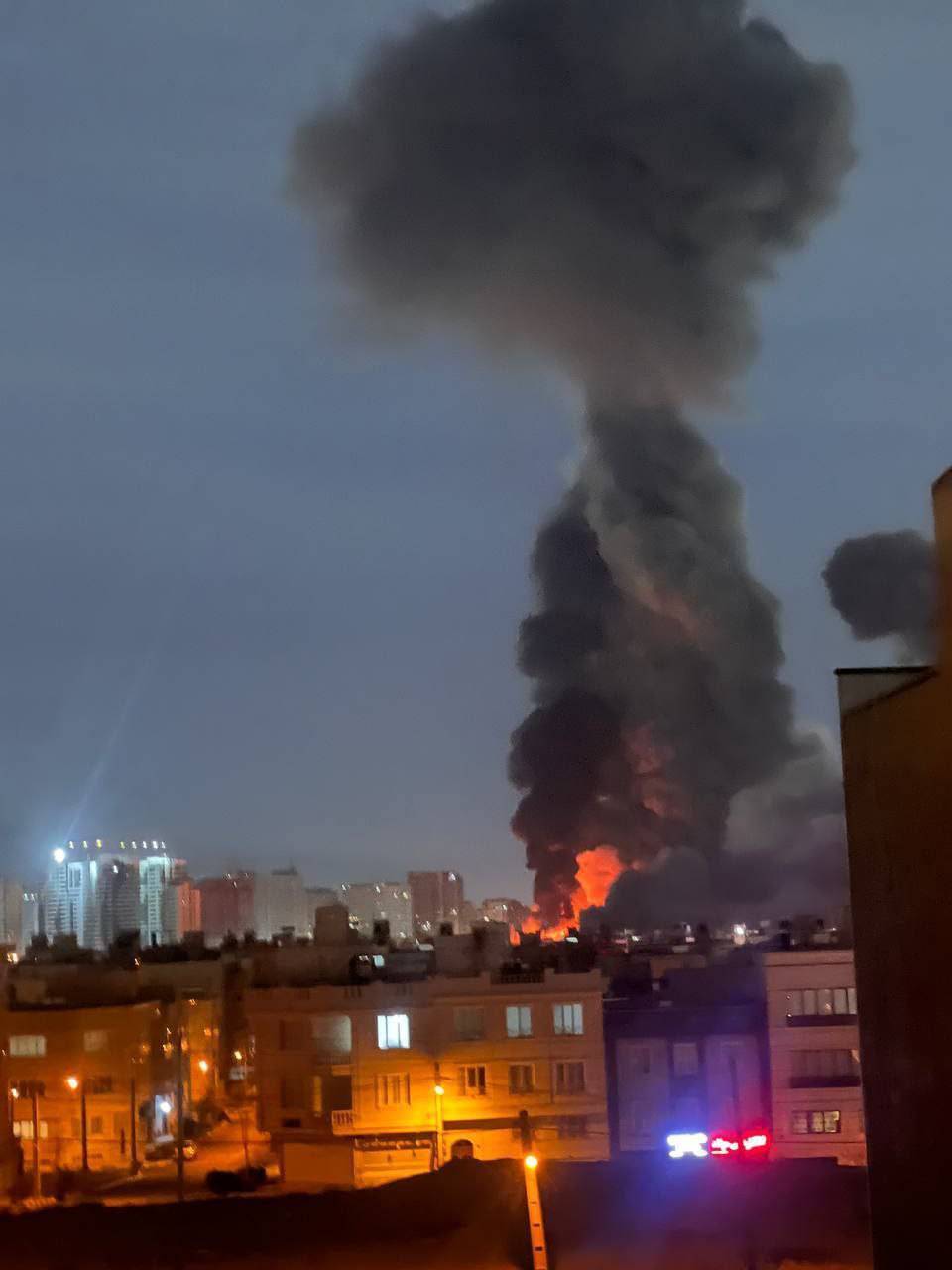 انفجار‌های شدید در محله کوهک در منطقه ۲۲ تهران