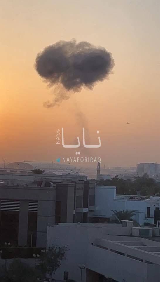 ستون‌های دود در آسمان دبی