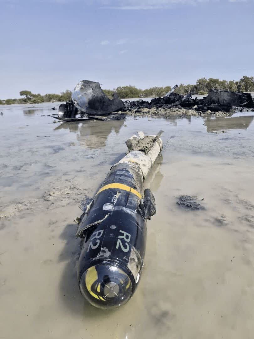 انهدام پهپاد هرمس در سواحل هرمزگان