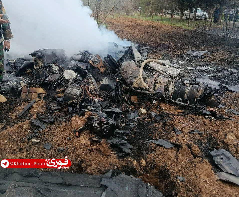 عکس/‌لاشه پهپاد MQ-9 آمریکایی ساقط شده در قصرشیرین ‌