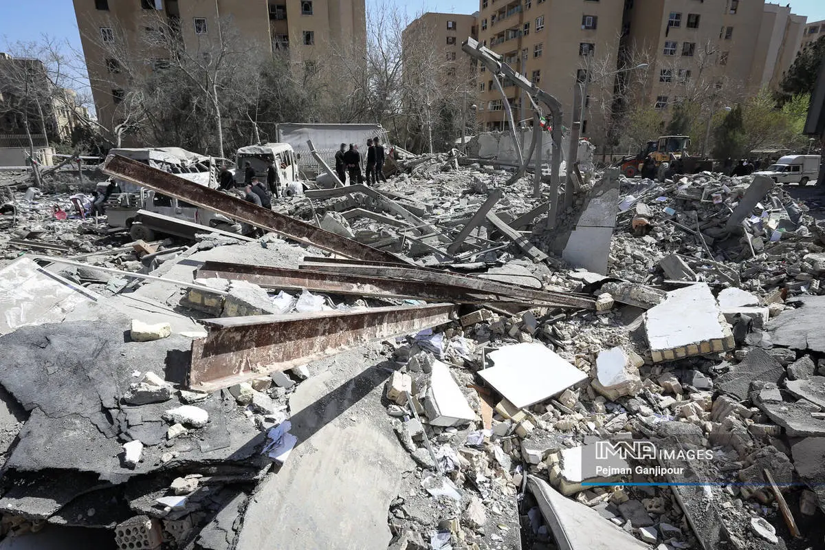 حمله موشکی در اصفهان