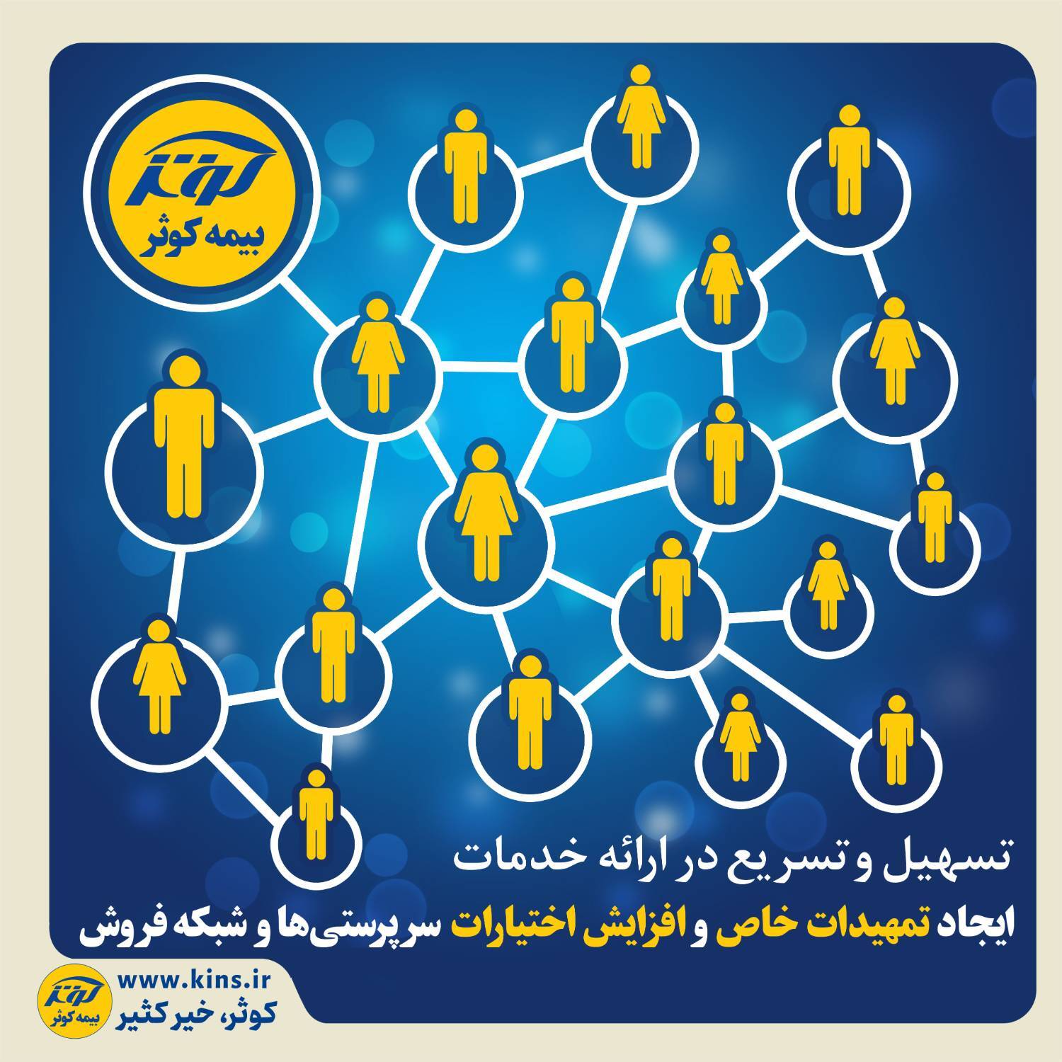 ایجاد تمهیدات خاص و افزایش اختیارات سرپرستی‌ها و شبکه فروش بیمه کوثر