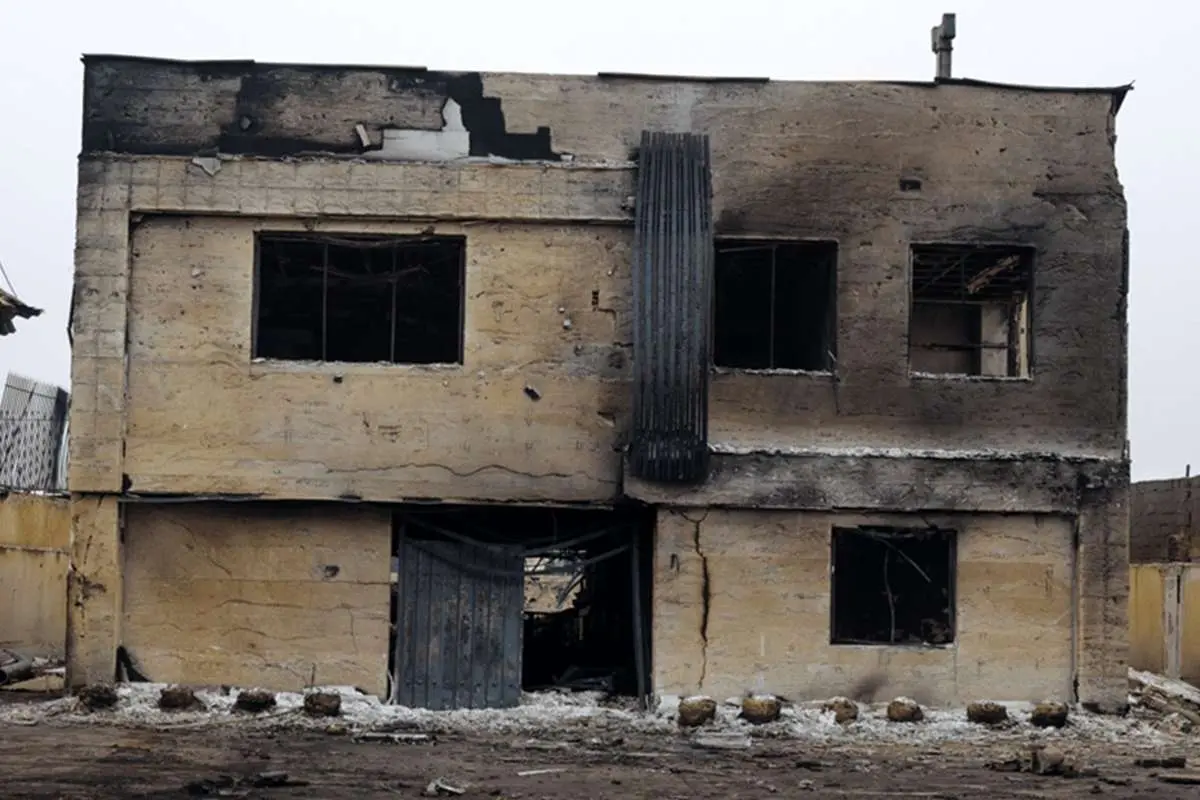 تخریب مدرسه‌ای در فردیس کرج