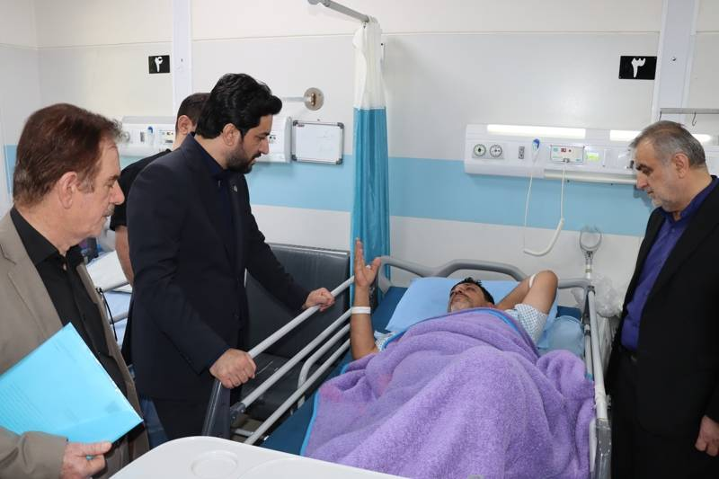 بازدید قائم‌مقام مدیرعامل تأمین اجتماعی از مراکز درمانی و شعب استان خوزستان