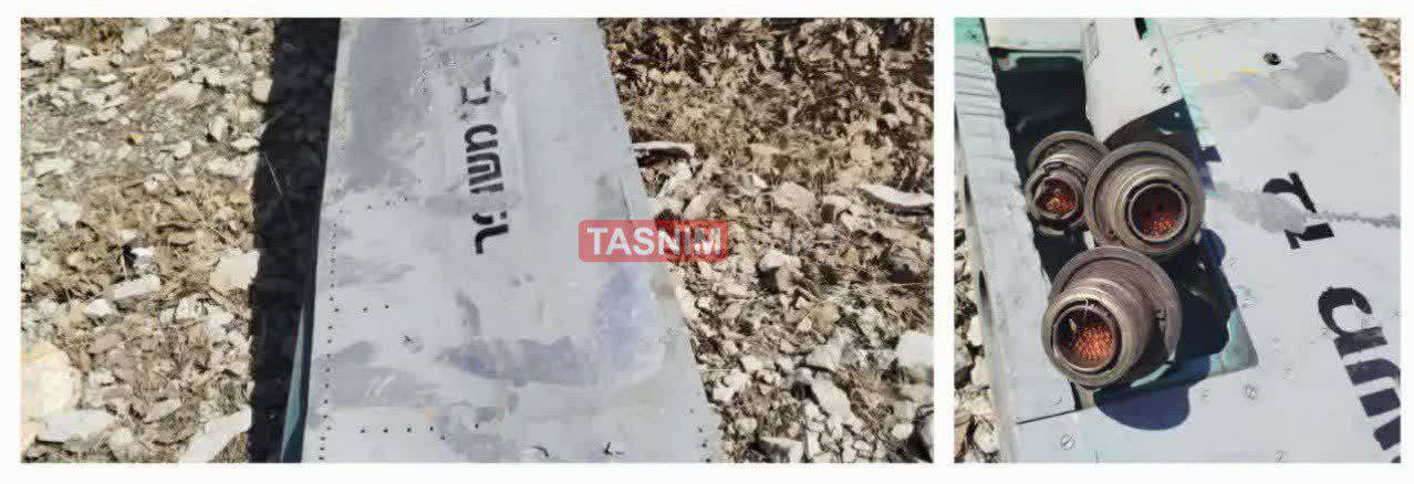 عکس/انهدام پهپاد هرمس اسرائیلی در آسمان ایلام