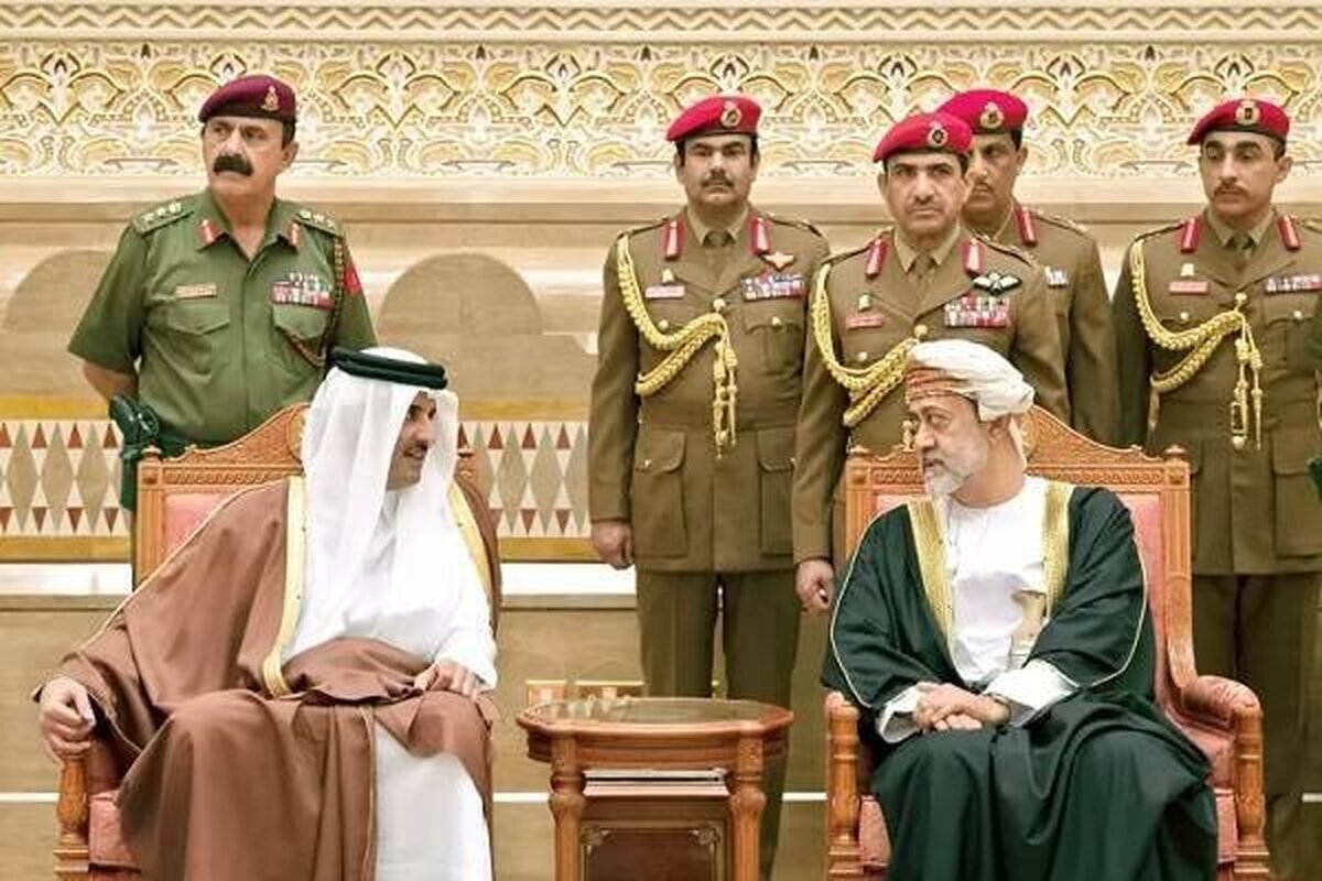 امیر قطر و سلطان عمان