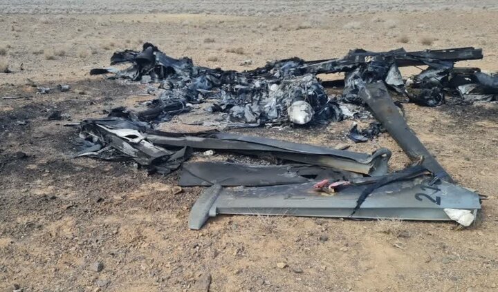 شکار یک پهپاد توسط سپاه