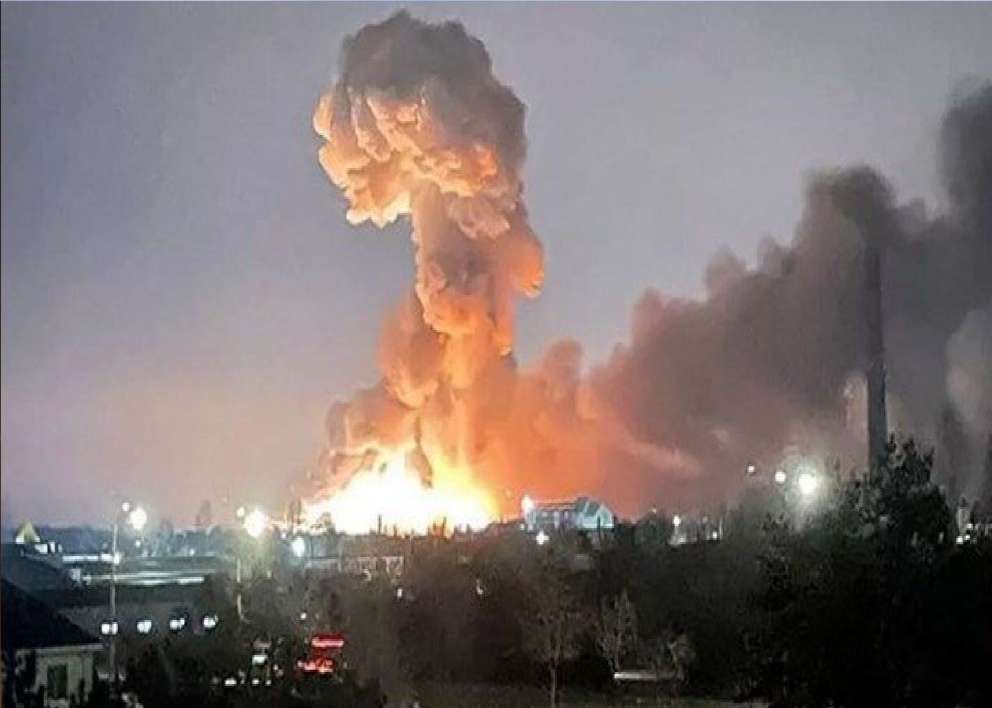 حمله جنگنده‌ها به کرمانشاه