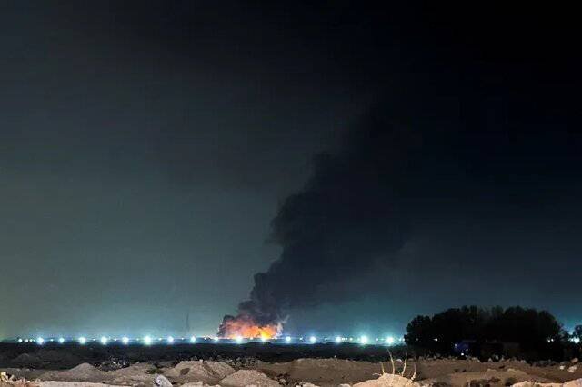 آتش‌سوزی در اطراف فرودگاه دوبی