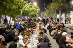 جلوه‌های همدلی و اتحاد در ضیافت افطار جزیره کیش