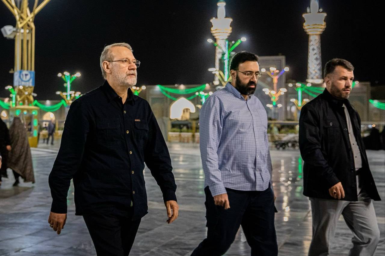 تصویری دیده نشده از علی لاریجانی و پسرش مرتضی