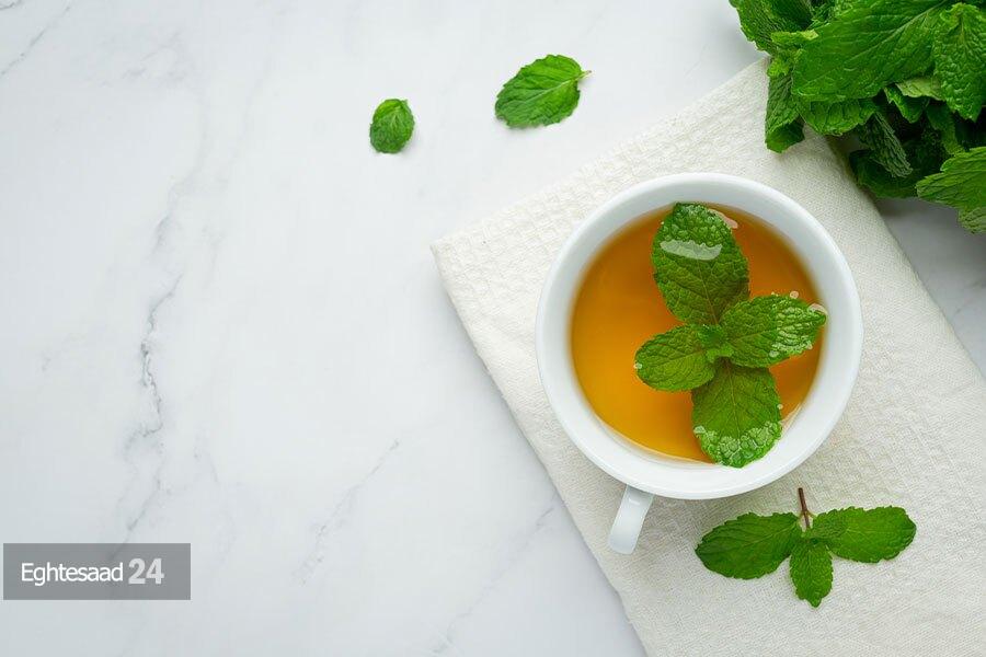 دمنوش نعنا فلفلی برای گلو درد