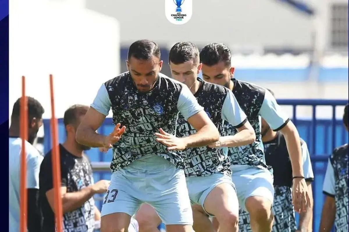 تمرین بازیکنان استقلال تمرین بازیکنان استقلال