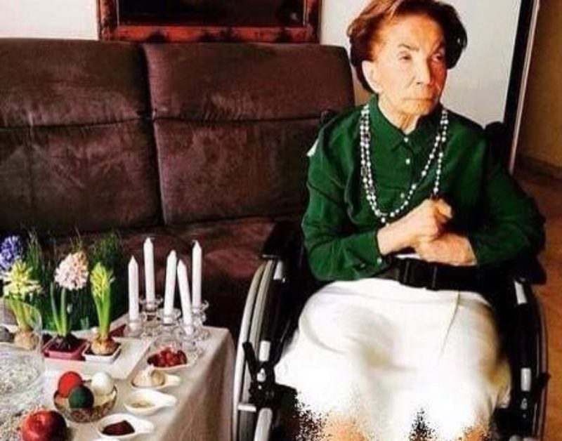 ازاده شفیق تنها دختر اشرفق پهلوی