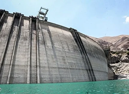 سد کرج از حجم مرده خارج شد