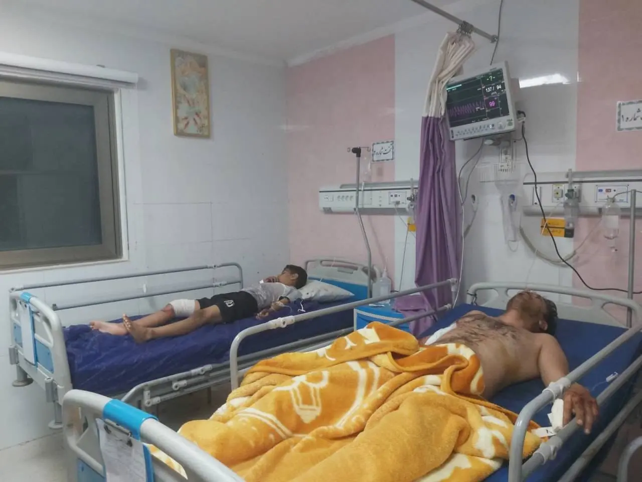 زخمی‌های حمله به سالن ورزشی در لامرد