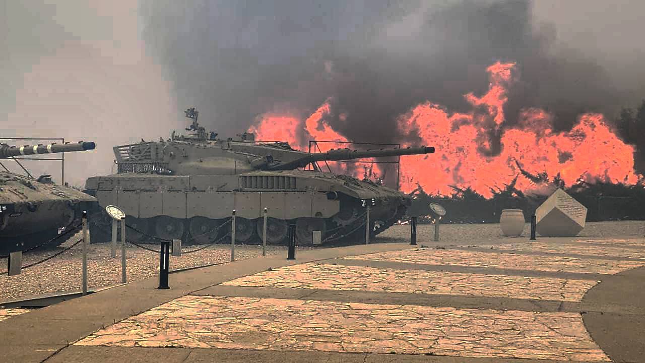 آتش سوزی در اورشلیم