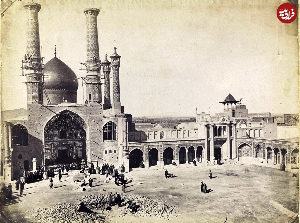 صحن حضرت معصومه در دوران قاجار