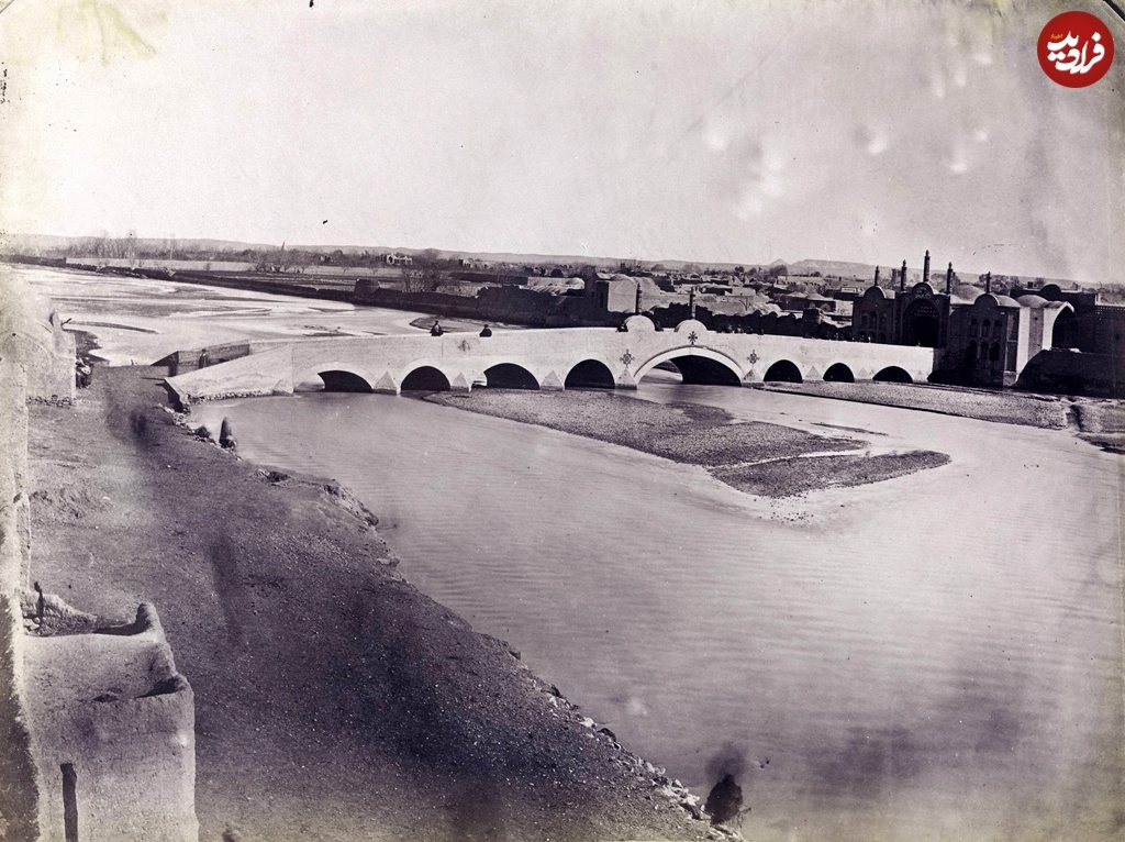 پل قدیمی رودخانه قم