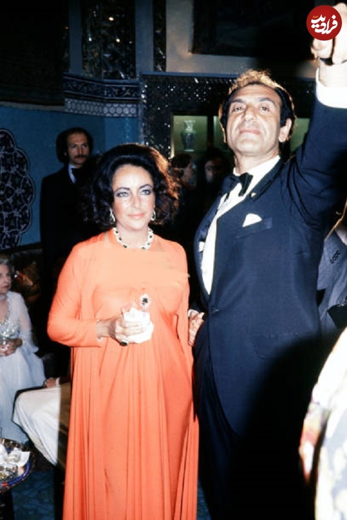 اردشیر زاهدی و الیزابت تیلور