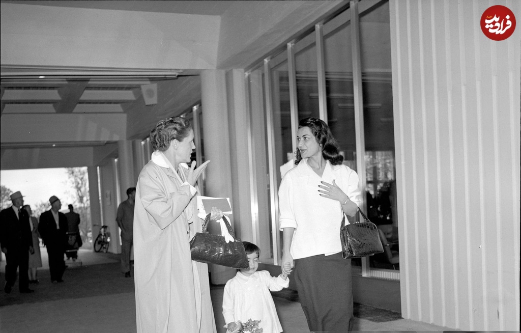 اشرف پهلوی و دخترش