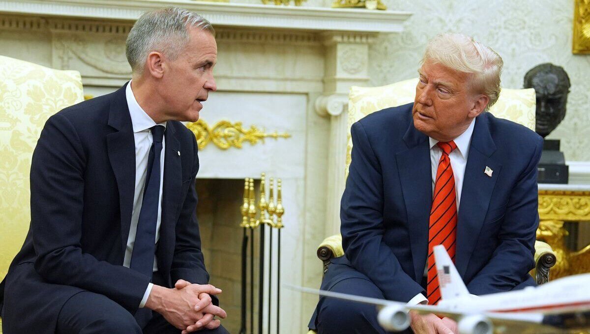 دونالد ترامپ رئیس جمهوری آمریکا و مک کارنی