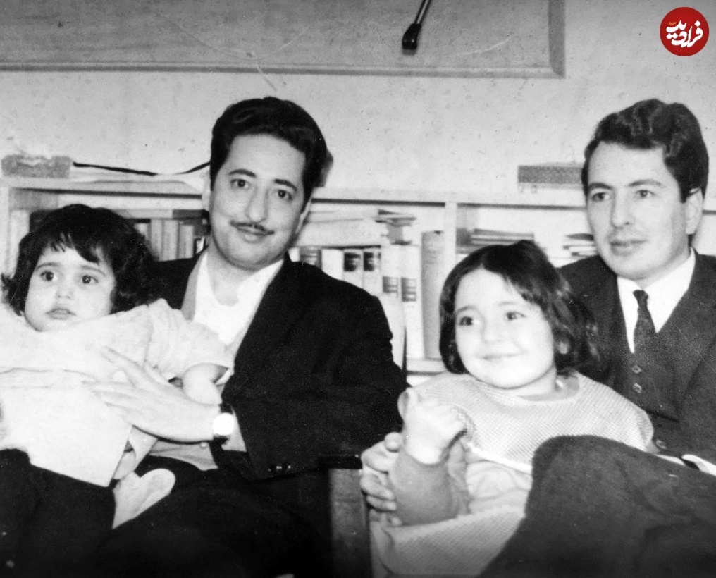 قابی ماندگار از بنی صدر و دخترش