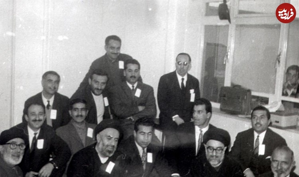 تختی در کنار آیت الله طالقانی