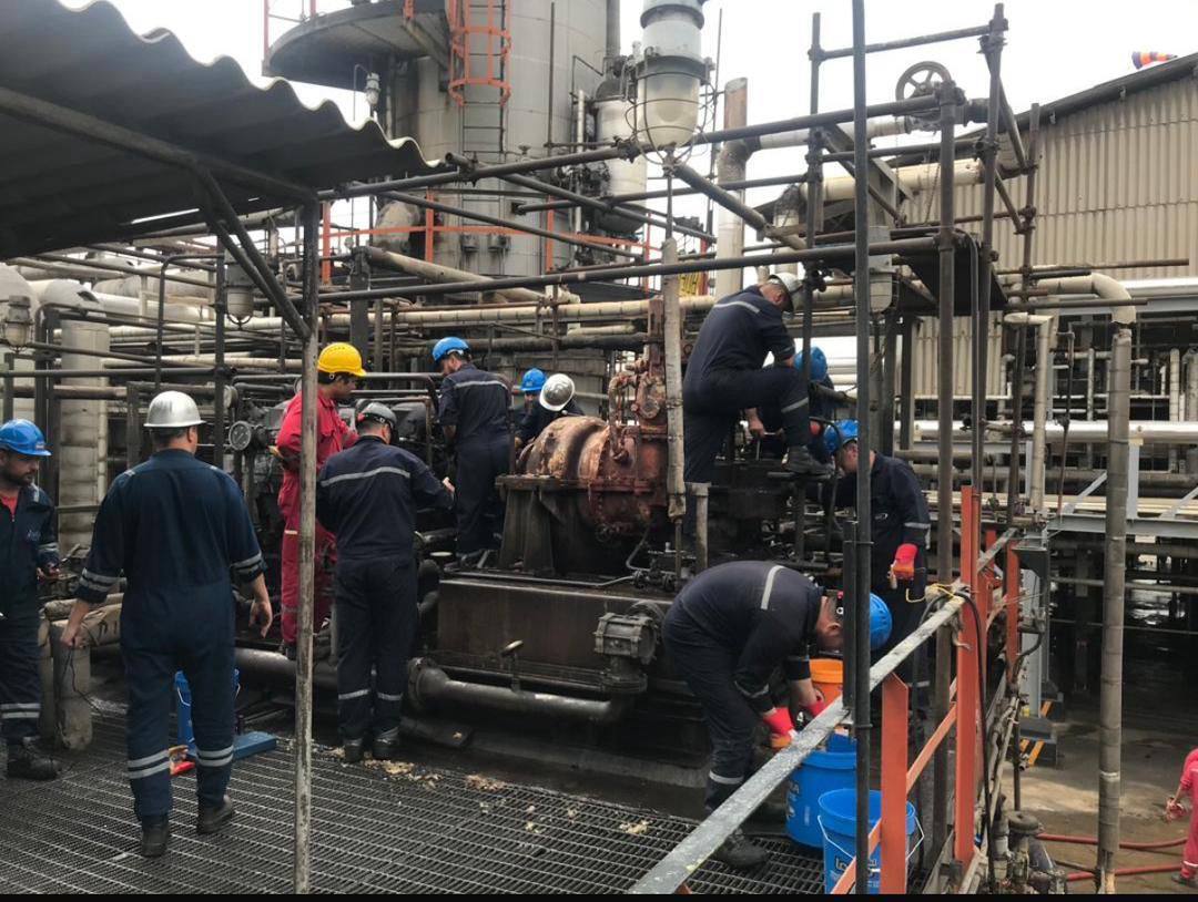 پایان موفقیت آمیز اورهال واحد موم گیری ایرانول