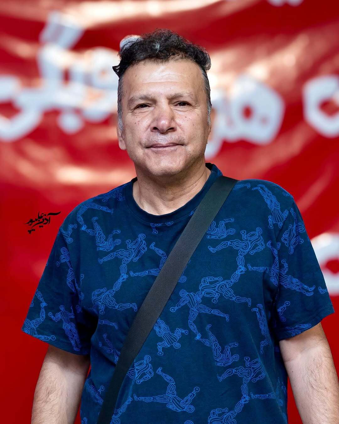 افشین سنگ‌چاپ در میانسالی