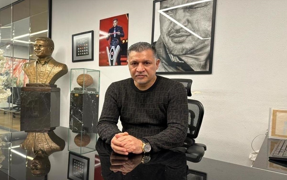 علی دایی به عیادت حسن روشن رفت علی دایی به عیادت حسن روشن رفت